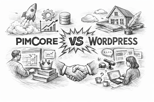 PimCore PMS oder WordPress CMS
