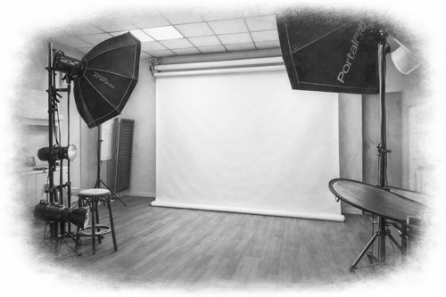 Film und Fotoproduktion in unterschiedlichen Sets.