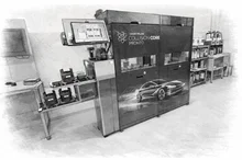 Beschriftung der Pronto CR4 und CR 6 Mischmaschinen für Sherwin Williams