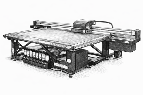 UV Druckmaschine für Schilder und Plattendruck auf Dibond, Acryl...